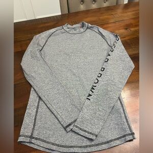 Orlebar Brown Rash Guard Crewneck Long Sleeve Gray Size S Performance Top